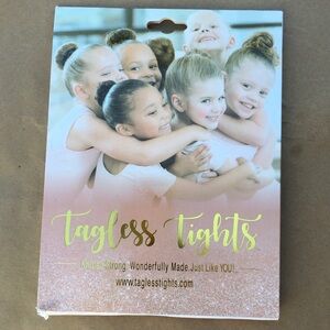 Tagless Tights, Ballet Pink, Size SA (Adult)